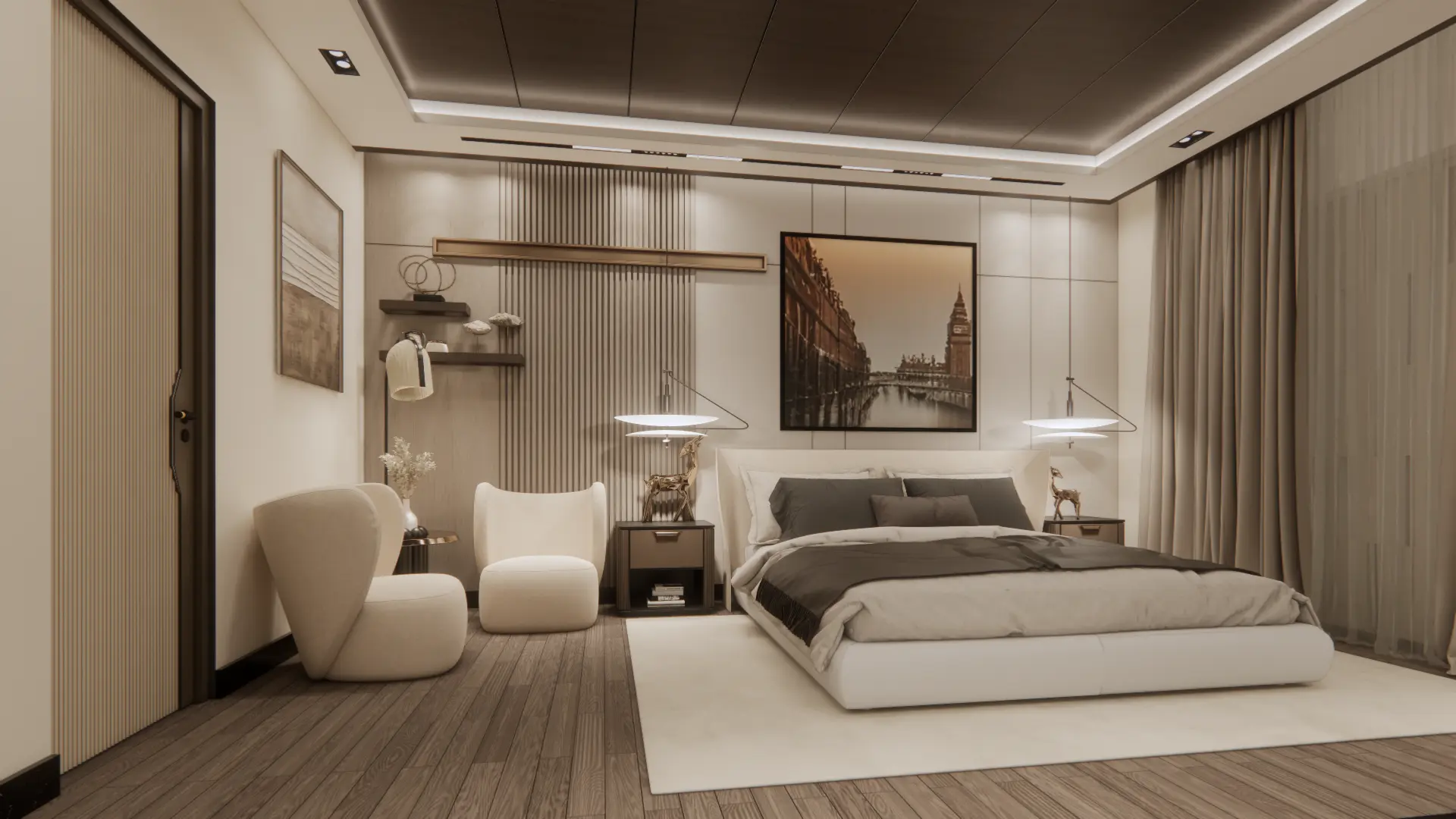 Master bedroom — Lotus Panache, Sector 110 Noida